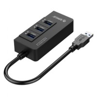 Orico HR01-U3-V1-BK USB 3.0 Hub with Gigabit Lan Port